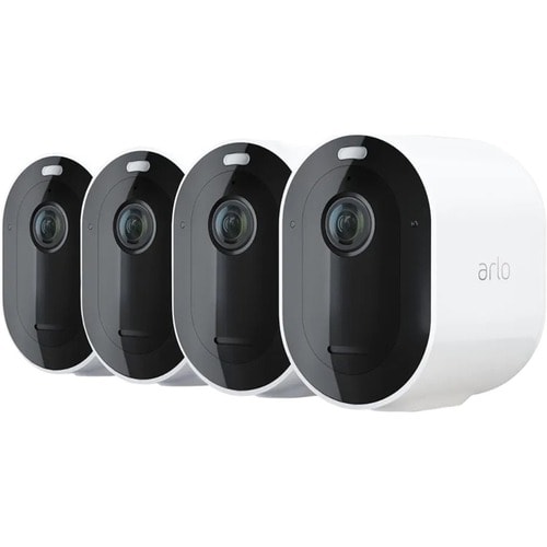 Arlo Pro 4 4 Megapixel Indoor/Outdoor 2K Network Camera - Colour - 4 Pack - Infrared Night Vision - H.264, H.265 - 2560 x 
