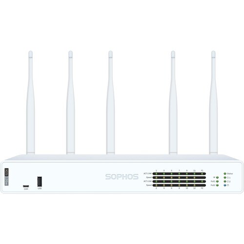 Sophos XGS 126w Network Security/Firewall Appliance - 12 Port - 10/100/1000Base-T - Gigabit Ethernet - Wireless LAN IEEE 8