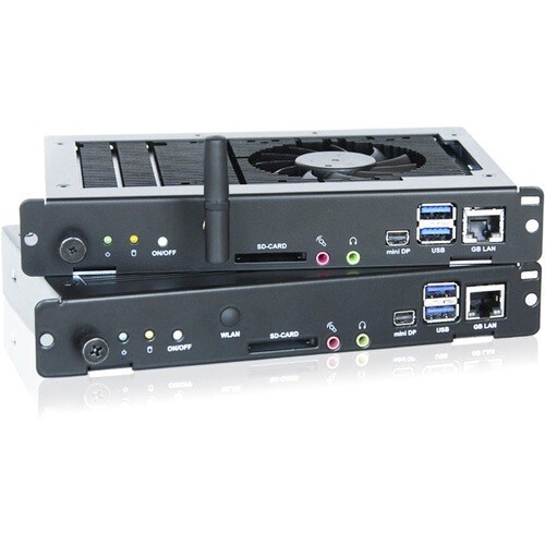 NEC Display OPS-SKY-CEL-S4/64/W7e B Digital Signage Appliance - Celeron 2.40 GHz - USB - Serial - Ethernet - Black