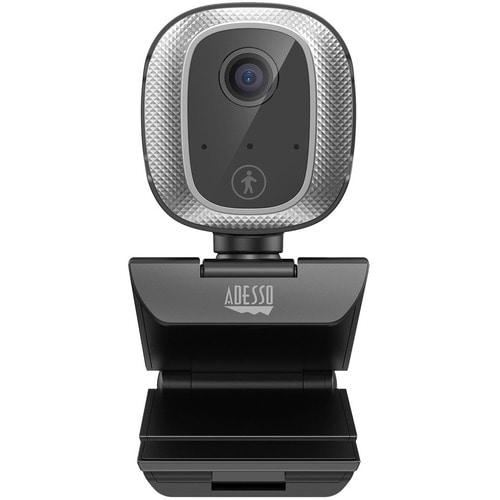 Adesso CyberTrack M1 Webcam - 2.1 Megapixel - 30 fps - USB 2.0 - 1920 x 1080 Video - CMOS Sensor - Fixed Focus - Microphon