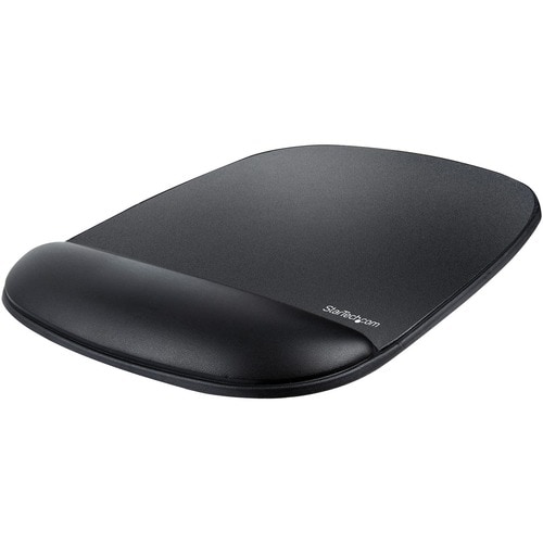 StarTech.com Mouse Pad with Hand rest, 6.7x7.1x 0.8in (17x18x2cm), Ergonomic Mouse Pad w/ Wrist Support, Non-Slip PU Base,