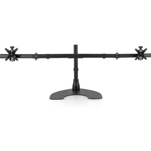Ergotech Space Saving Desk Stand - Up to 34" Screen Support - 50 lb Load Capacity - Desk - Steel, Aluminum - Black - TAA C