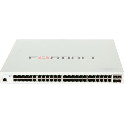 Fortinet FortiSwitch FS-248E-FPoE Ethernet Switch - 48 Ports - Manageable - Gigabit Ethernet - 1000Base-X, 10/100/1000Base
