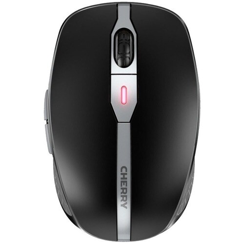 CHERRY MW 9100 Rechargeable Wireless Mouse - Wireless - Bluetooth/Radio Frequency - 2.40 GHz - Yes - Black - USB - 2400 dp
