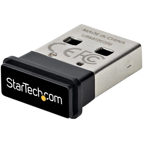 StarTech.com USB Bluetooth 5.0 Adapter, USB Bluetooth Dongle Receiver for PC/Laptop, Range 33ft/10m - Add functionality/re