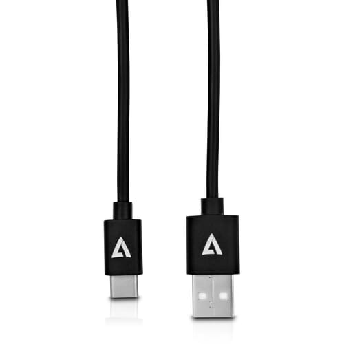 V7 V7U2AC-2M-BLK-1E. Comprimento do cabo: 2 m, Conetor 1: USB A, Conetor 2: USB C, Versão USB: USB 2.0, Género do conetor: