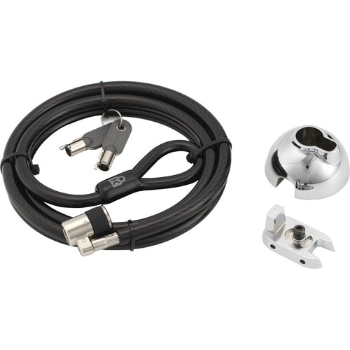 Kensington SafeDome Cable Lock for iMac 24" - Silver - Carbon Steel - For iMac, Keyboard, Mouse