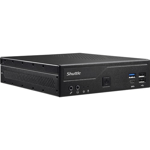 Shuttle DH610S. Internal memory type: DDR4-SDRAM, Memory clock speed: 3200 MHz. Storage media: HDD+SSD. On-board graphics 