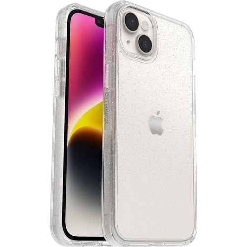 OtterBox Symmetry Estojo para Apple iPhone 14 Plus Smartphone - Stardust (brilho claro) - Resistente a bactérias, Resisten