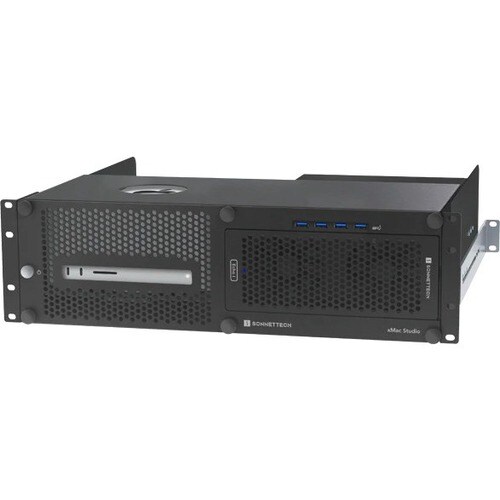 Sonnet xMac Studio/Echo I - For Server, Computer, Solid State Drive - 3U Rack Height - Rack-mountable - Steel