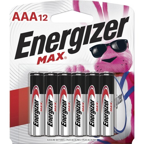 Energizer MAX Alkaline AAA Batteries, 12 Pack - Alkaline