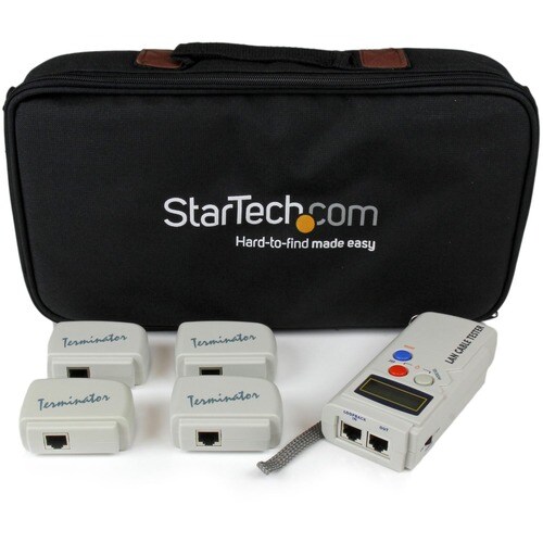 StarTech.com StarTech.com Professional RJ45 Network Cable Tester with 4 Remote Loopback Plugs - LAN Cable Tester Professio