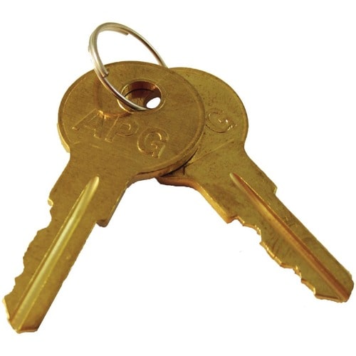 APG Cash Drawer PK-8K-A5 Key Set - Set of keys includes 2 keys with the A5 code - Works on all A5 locks