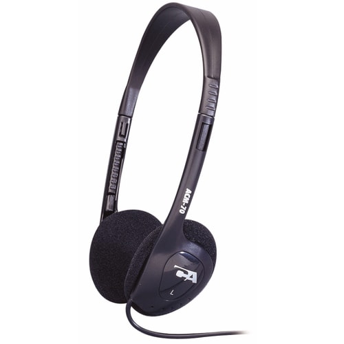 Cyber Acoustics ACM-70b Lightweight PC/Audio Stereo Headphone - Stereo - Mini-phone (3.5mm) - Wired - 20 Hz 20 kHz - Over-